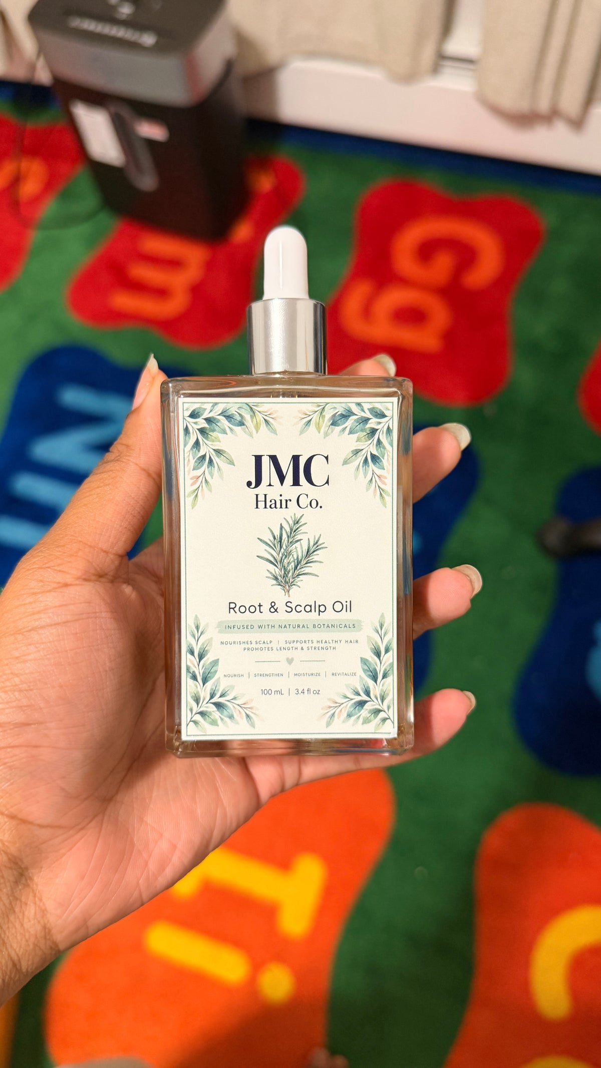 JMC Hair Co. Aceite de Romero para el Crecimiento del Cabello | Fortalece, Nutre y Favorece un Cabello Saludable