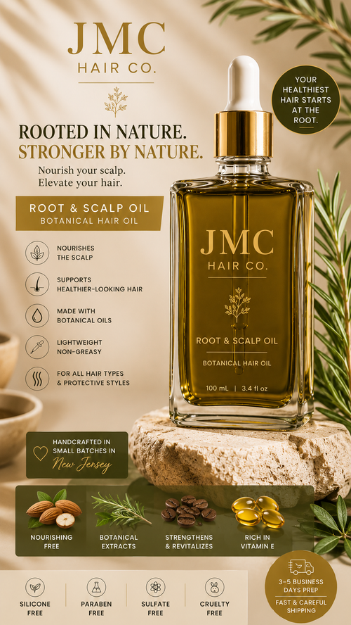 JMC Hair Co. Rosemary Hair Growth Oil | Strengthens, Nourishes & Supports Healthy Hair
