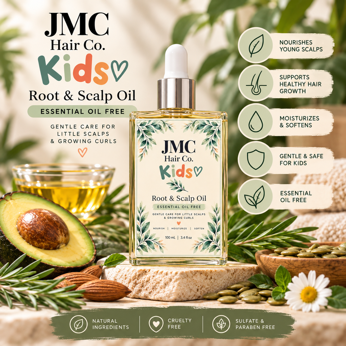 JMC Hair Co. Kids Root & Scalp Oil