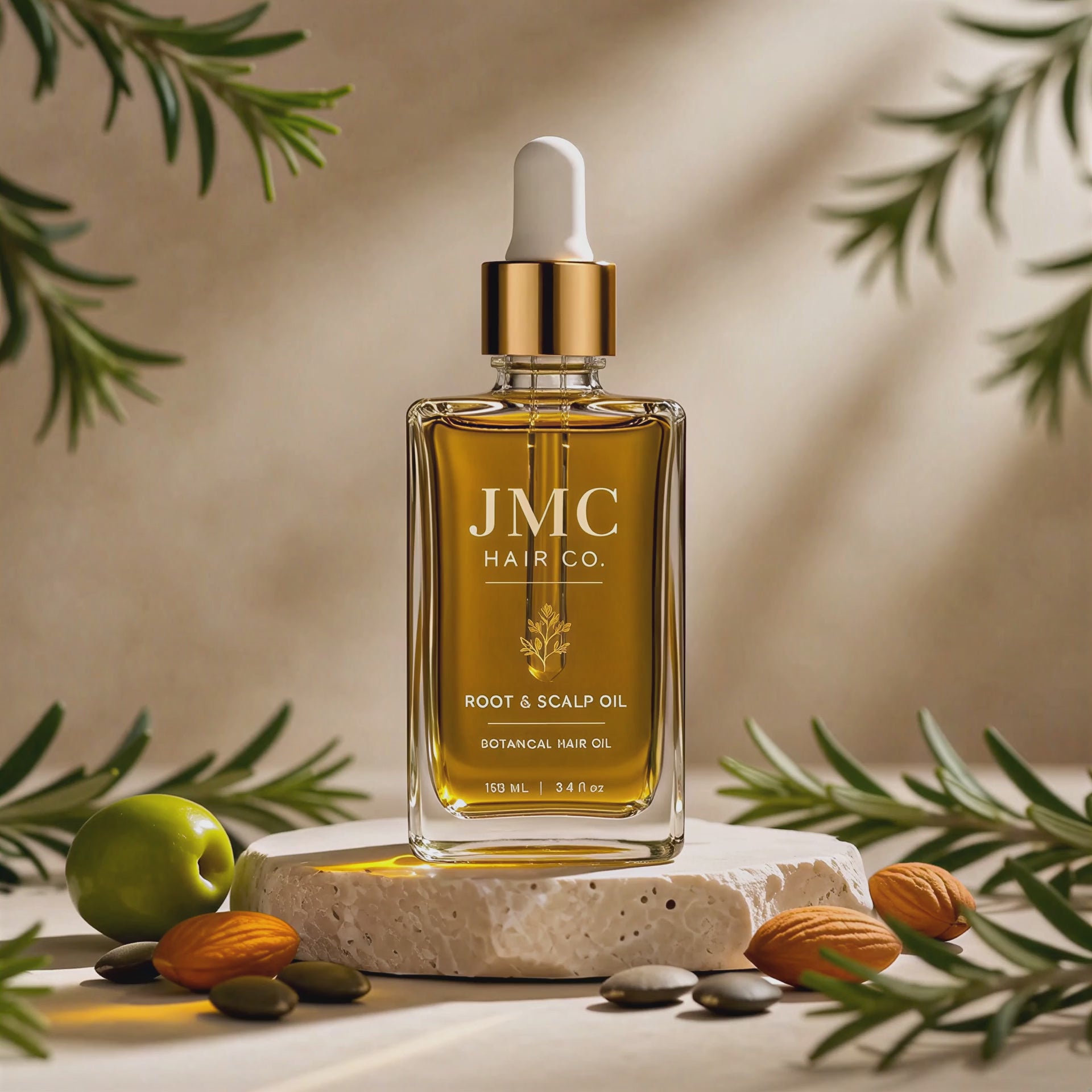JMC Hair Co. Rosemary Hair Growth Oil | Strengthens, Nourishes & Supports Healthy Hair